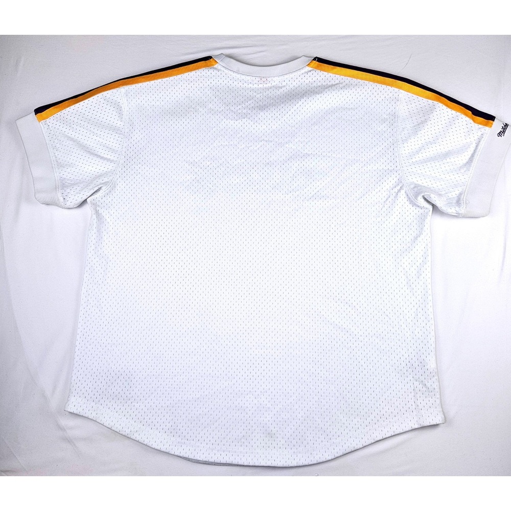 Mitchell & Ness Los Angeles Lakers 2000 NBA Finals Mesh Shirt White Mens 2XL - Picture 10 of 10